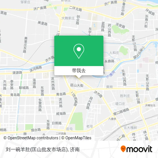 刘一碗羊肚(匡山批发市场店)地图