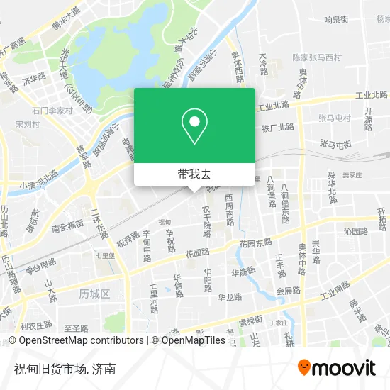 祝甸旧货市场地图
