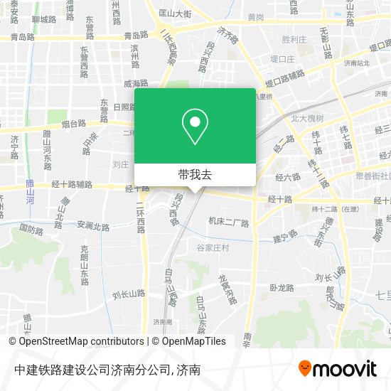 中建铁路建设公司济南分公司地图