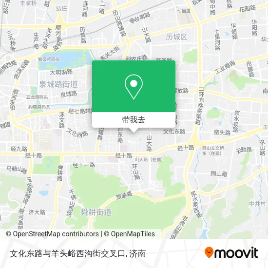 文化东路与羊头峪西沟街交叉口地图