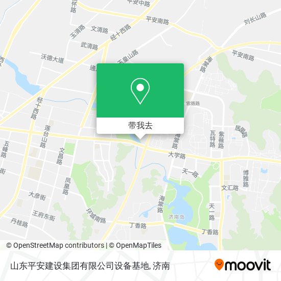 山东平安建设集团有限公司设备基地地图
