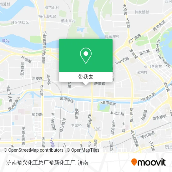 济南裕兴化工总厂裕新化工厂地图