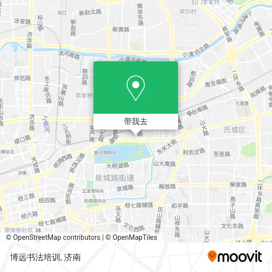 博远书法培训地图