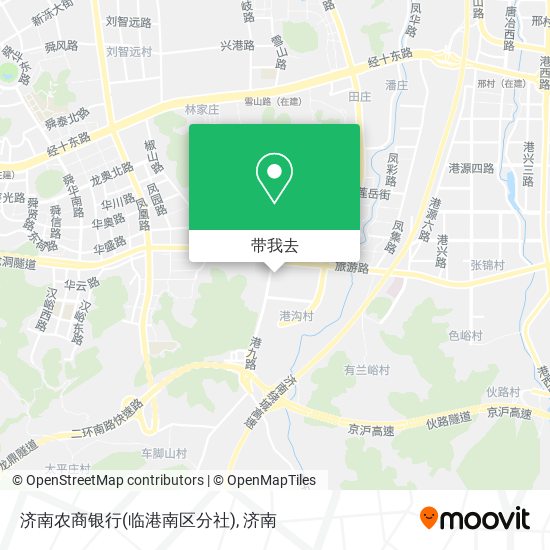 济南农商银行(临港南区分社)地图
