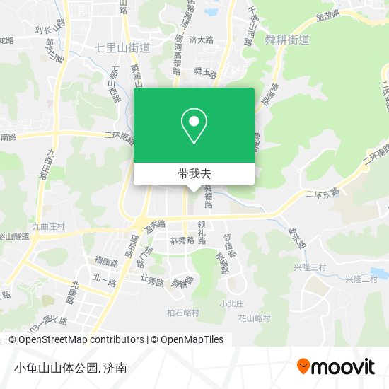 小龟山山体公园地图