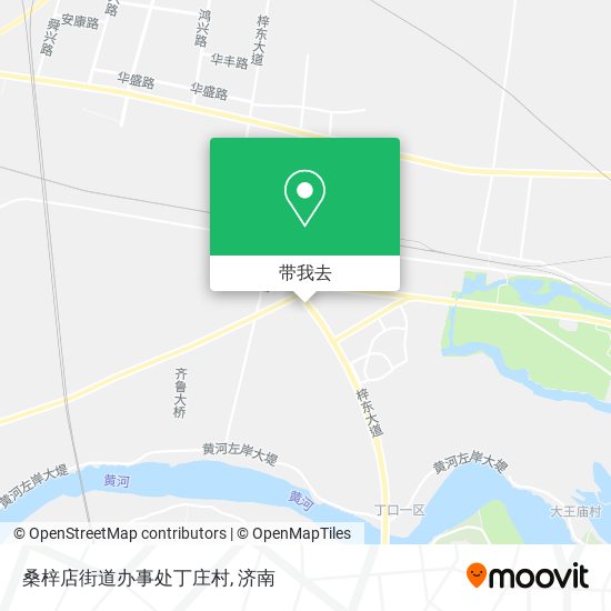 桑梓店街道办事处丁庄村地图