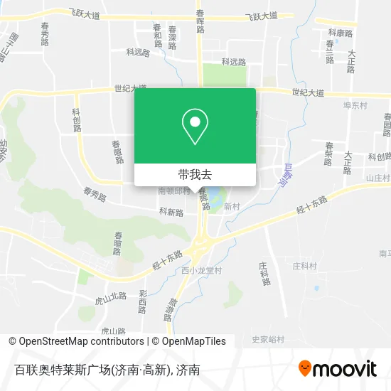 百联奥特莱斯广场(济南·高新)地图