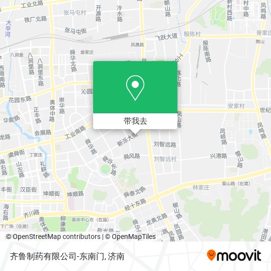 齐鲁制药有限公司-东南门地图
