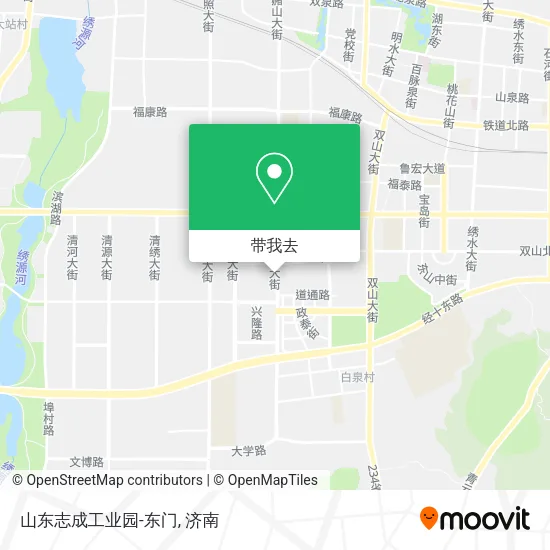 山东志成工业园-东门地图