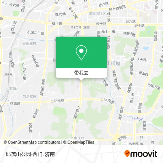 郎茂山公园-西门地图