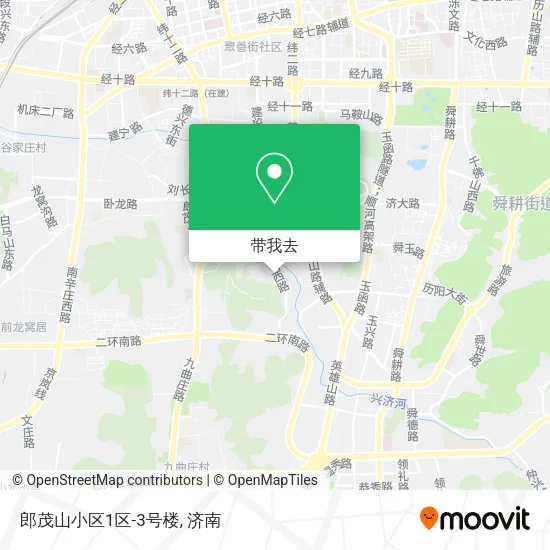 郎茂山小区1区-3号楼地图