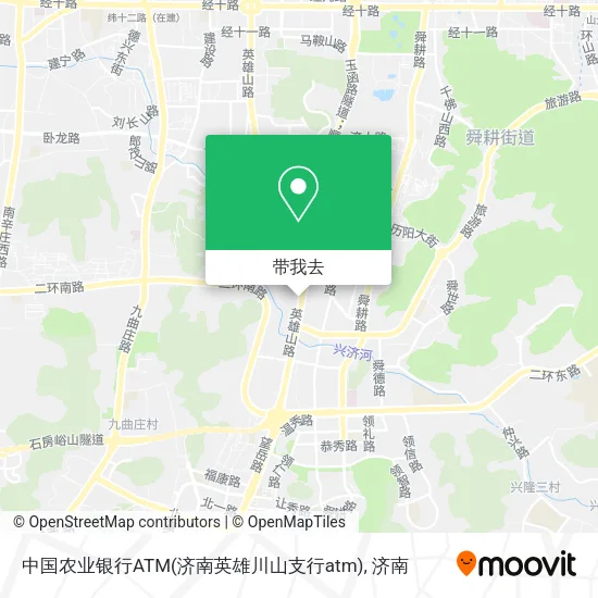 中国农业银行ATM(济南英雄川山支行atm)地图