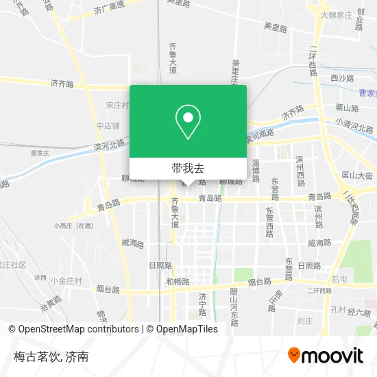 梅古茗饮地图