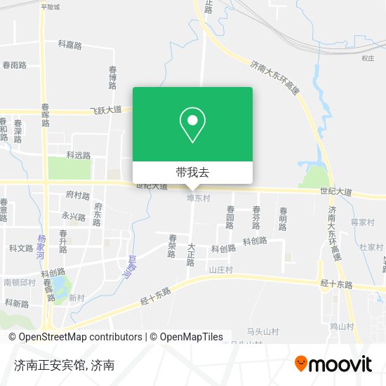 济南正安宾馆地图