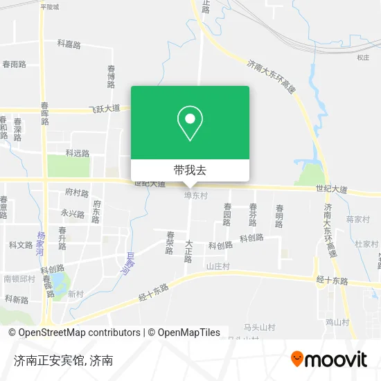 济南正安宾馆地图