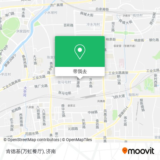 肯德基(万虹餐厅)地图