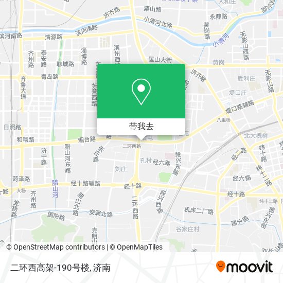 二环西高架-190号楼地图