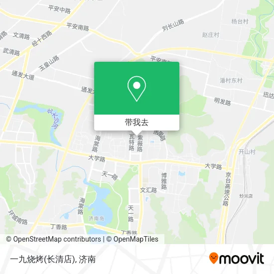 一九烧烤(长清店)地图