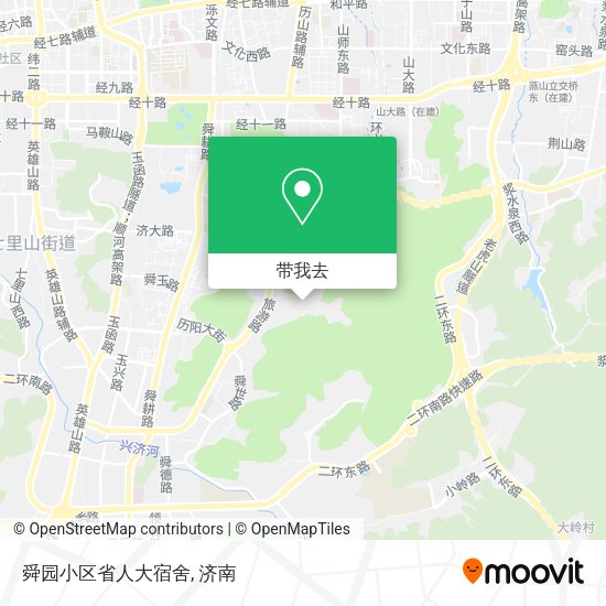 舜园小区省人大宿舍地图