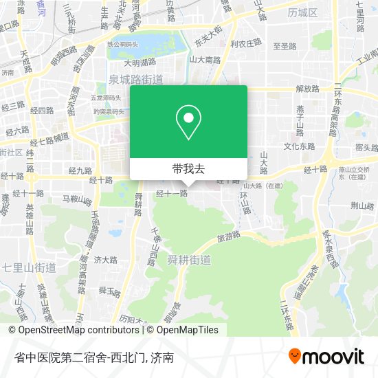 省中医院第二宿舍-西北门地图