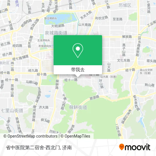 省中医院第二宿舍-西北门地图