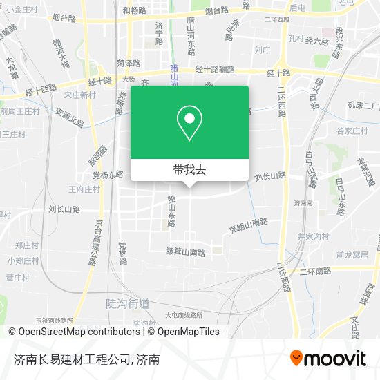 济南长易建材工程公司地图