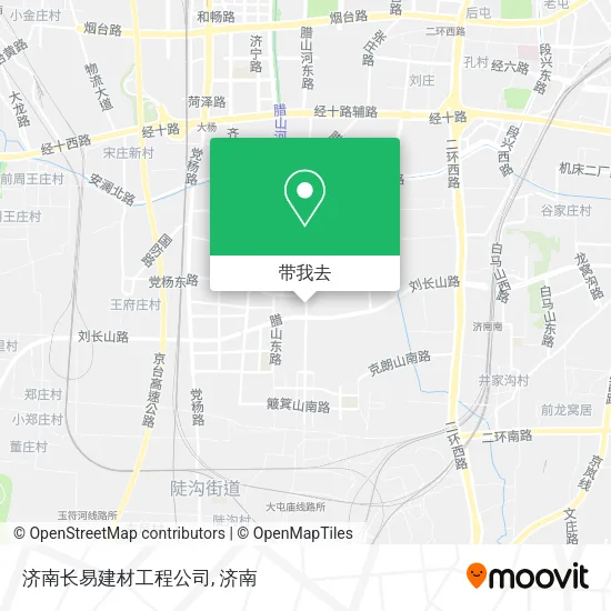 济南长易建材工程公司地图