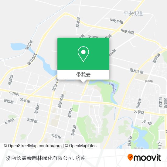 济南长鑫泰园林绿化有限公司地图