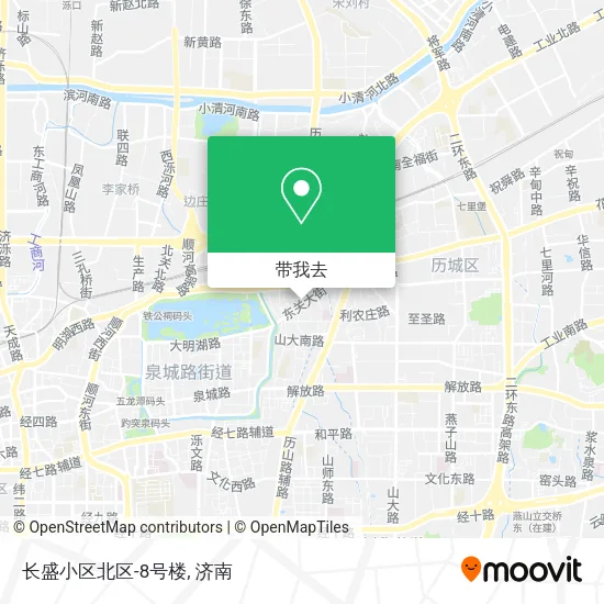 长盛小区北区-8号楼地图