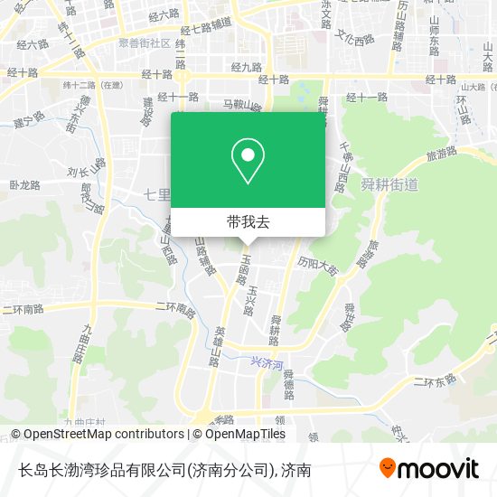 长岛长渤湾珍品有限公司(济南分公司)地图