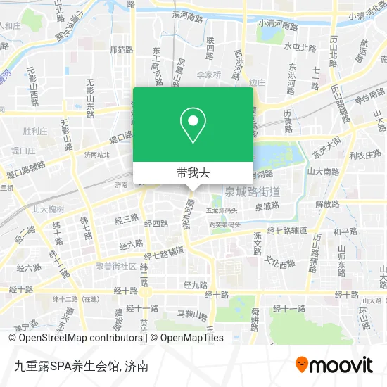 九重露SPA养生会馆地图