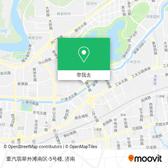 重汽翡翠外滩南区-5号楼地图