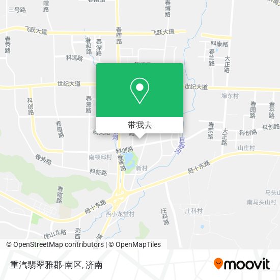 重汽翡翠雅郡-南区地图