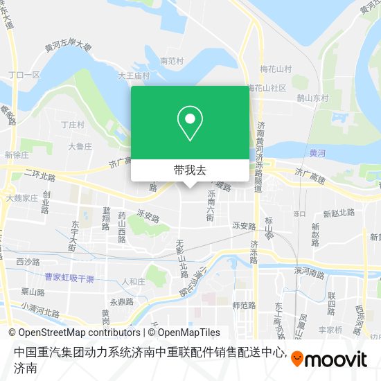 中国重汽集团动力系统济南中重联配件销售配送中心地图
