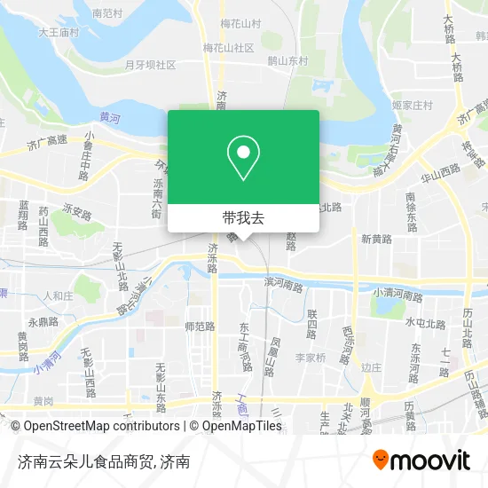 济南云朵儿食品商贸地图