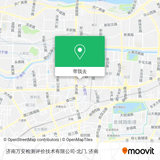 济南万安检测评价技术有限公司-北门地图