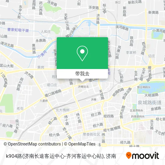 k904路(济南长途客运中心-齐河客运中心站)地图