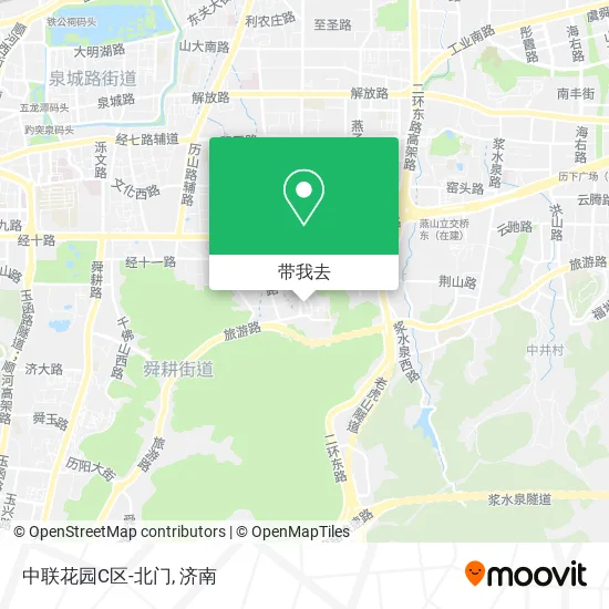 中联花园C区-北门地图