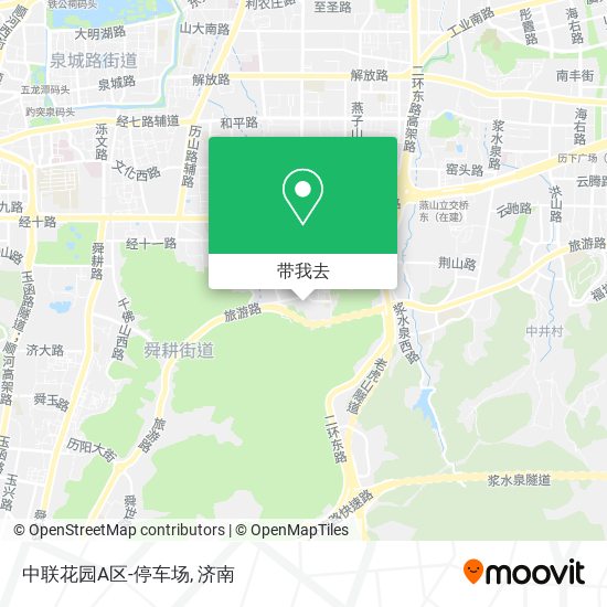 中联花园A区-停车场地图