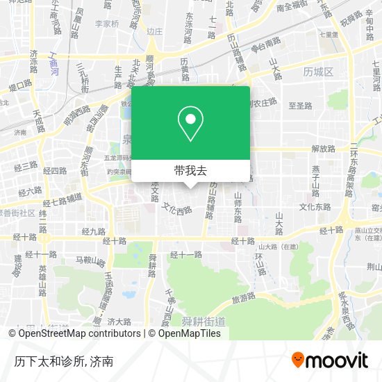 历下太和诊所地图