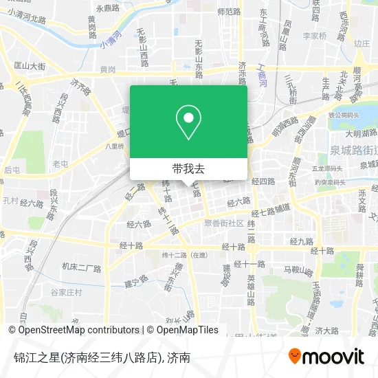 锦江之星(济南经三纬八路店)地图