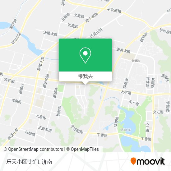 乐天小区-北门地图