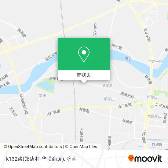 k132路(郑店村-华联商厦)地图