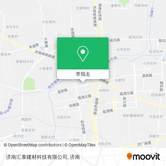 济南汇泰建材科技有限公司地图