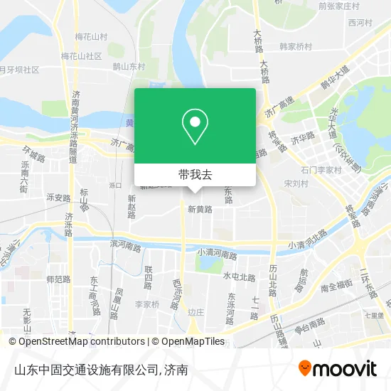 山东中固交通设施有限公司地图
