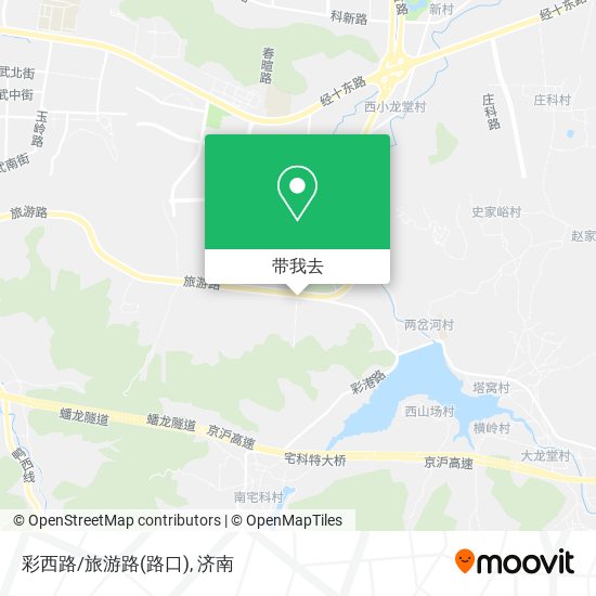 彩西路/旅游路(路口)地图
