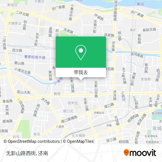 无影山路西街地图