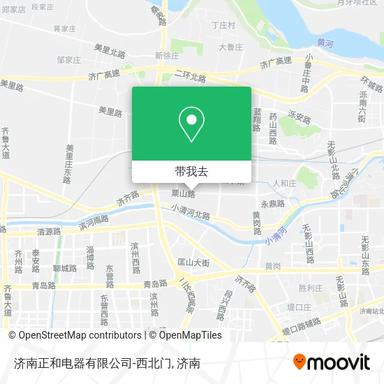 济南正和电器有限公司-西北门地图