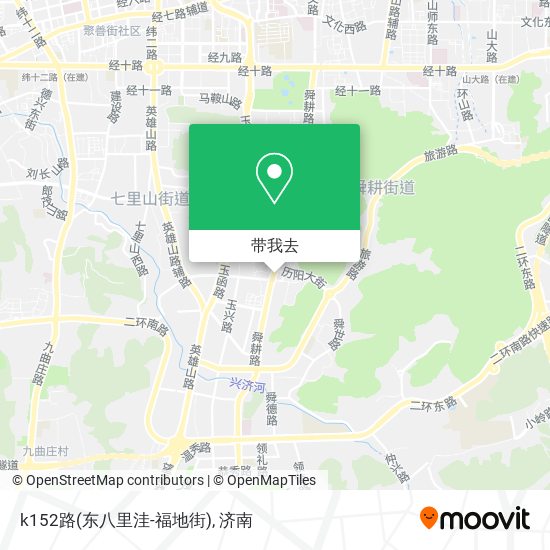 k152路(东八里洼-福地街)地图