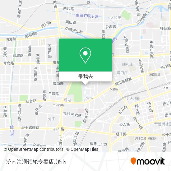 济南海润铝轮专卖店地图